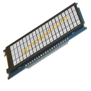 2.89 ''2.89 inci 2.93 inci 20x4 karakter tipe modul display oled kuning paralel 8bit. 89'' dengan papan PCB dan bingkai besi - Product Image 1