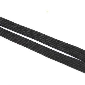 Eco- Friendly Cotton Braided Cord String Durable Polyester Cord for Clothes Black 9mm Polyester Flat Cord Rope - Product Image 5