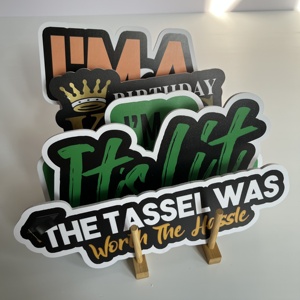 Neue Beliebte Riesige Fotobox-Requisiten mit Griffen für Weihnachten, Neujahr, Diwali, Geburtstagsfeiern Großer Handgriff zum Fotografieren - Product Image 3