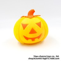 Balle anti-stress créative en TPR en forme de citrouille pour Halloween, jouet de décompression original, emballé, marque Mogo, vente directe usine