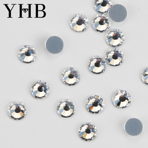 YHB 209~221 Cristales de Alta Calidad con Electroplacado, Adornos Planos Termoadhesivos para Zapatos, Bolsos, Decoración de Prendas, Parches de Lentejuelas DIY - Product Image 4