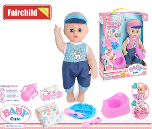 12 के साथ ध्वनि आईसी के साथ 14 इंच लड़की गुड़िया Vinyl खिलौने गुड़िया सामान बच्ची गुड़िया बच्चों के लिए