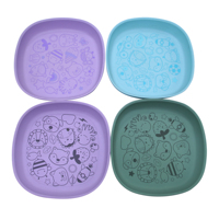 Personnalisation en gros de plaques en silicone pour animaux de compagnie, impression par transfert thermique, écologique et inodore