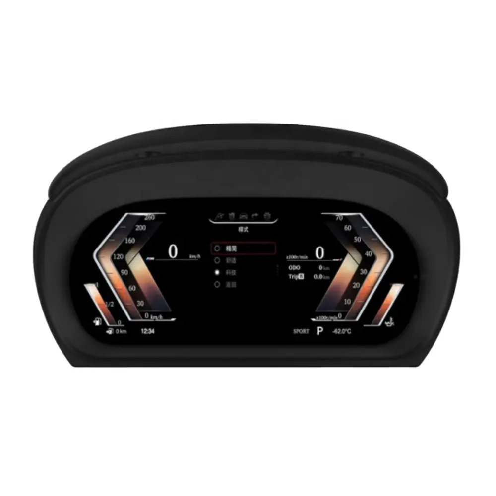 Instrumento LCD para coche de 12,3 ", Plug And Play para BMW Serie 3 E90 E91 2005-2012, Panel de salpicadero Digital, velocímetro de grupo de instrumentos