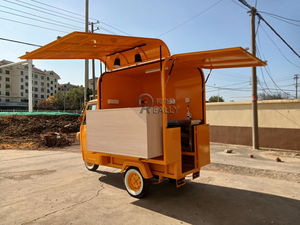 Triciclo <span class=keywords><strong>el</strong></span>éctrico Ape para comida, triciclo de 3 ruedas, carrito de aperitivos, camión móvil de comida rápida, barra de cerveza y champán - Product Image 3