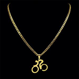 สร้อยคอจี้รูปจักรยานทำจากสแตนเลสสร้อยคอกีฬาทรงจักรยานสร้อยคอแฟชั่นสำหรับเป็นของขวัญ - Product Image 2
