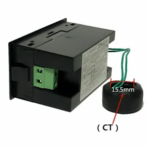 Voltímetro de D69-2058, amperímetro de corriente, medidor de frecuencia de energía eléctrica, Panel Digital, vatímetro LCD, voltímetro