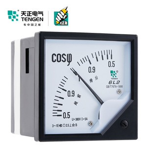 Tengen 6L2 Power Factor Meter 380V 5A Cos <b>Electrical</b> Measuring <b>Instrument</b> - Product Image 1