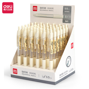 Deli Sh130 Mechanical Pencil 0.5Mm Buffer Proof Anti Break Student Writing Pen - Product Image 1