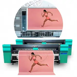 Plotter de impressora solvente ecológica de 18m de grande formato com design de alta velocidade e alta tecnologia