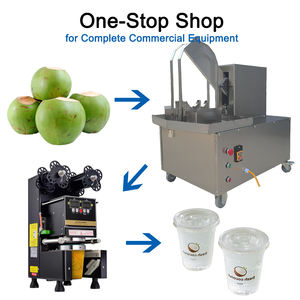 Outils de découpe automatique de noix de coco en gros, fonctionnement facile, coupe-noix de coco verte commerciale - Product Image 2