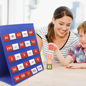 Tableau magnétique de table pliable effaçable à sec, petit tableau de poche, outil pédagogique pour l'éducation des enfants - Product Image 5