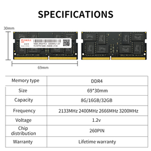 PUSKILL แล็ปท็อปแรมเดิม DDR4 RAM 260 พิน SODIMM 32GB 3200MHz 1.2V โมดูลหน่วยความจำสำหรับเปลี่ยนหน่วยความจำ - Product Image 6