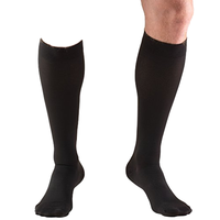 Chaussettes de compression professionnelles pour hommes, montantes, décontractées, respirantes, antidérapantes, anti-salissures, écologiques, en nylon et élasthanne, avec revers, pour le printemps