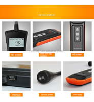 Détecteur portable de fuites de gaz GPL, analyseur de gaz naturel combustible (méthane, propane) avec certification ATEX et fonction de vibration