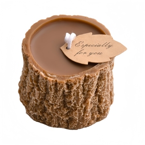 Hogar <span class=keywords><strong>Interior</strong></span> bosque estilo árbol tocón vela perfumada recuerdo de boda caja de regalo hecho a mano Cera vegetal Natural para decoración del hogar - Product Image 6