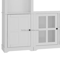 Meuble TV en bois avec console média murale moderne de luxe avec rangement pour le salon ou la chambre à coucher Meuble de maison Armoire