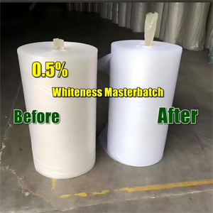 VCI 화이트 불투명 PBAT PLA 완전 생분해성 고광택 성형 색상 플라스틱 필러 마블 마스터배치 핑크 PP PET 병용 - Product Image 6