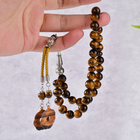 YS346 Perles de jade gris, Mala, Tasbih musulman, Tasbeeh, Fournisseur de chapelets en Chine, Palestine, Istanbul, Turquie