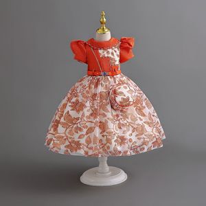 AM160 vêtements pour adolescentes robe en satin de qualité la <span class=keywords><strong>plus</strong></span> belle robe de soirée pour filles à fleurs vente en gros - Product Image 2