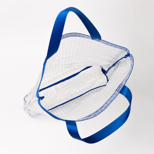 Custom Logo <b>Clear</b> PVC Tote <b>Bag</b> Waterproof Shopping <b>Bag</b> With Stylish Design for Packaging Use - Product Image 4