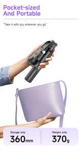 C22 130cm langer Stativ-Gimbal-Stabilisator mit AI Face Tracking-Telefon Selfie-Fernbedienung für den Schreibtisch gebrauch - Product Image 5