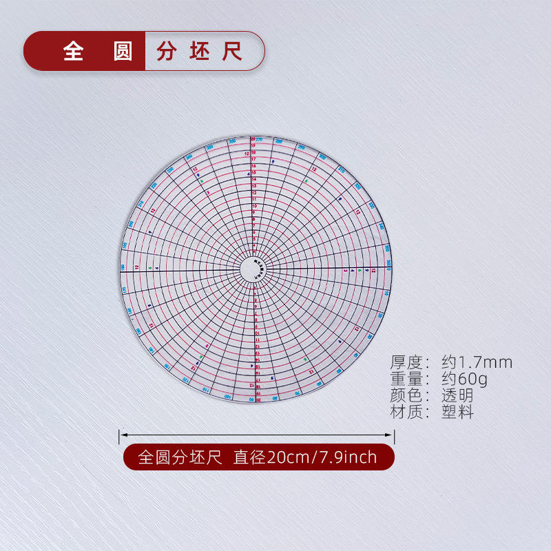 Herramientas divisoras de arcilla de cerámica transparente