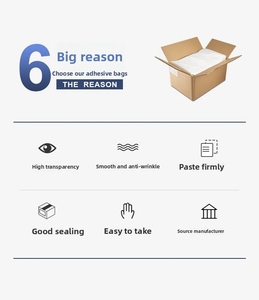 High Quality Clear PE Adhesive Backed <b>Document</b> <b>Bag</b> Factory Wholesale Custom Size Color Thickness Packing List Enclosed Pouch - Product Image 4
