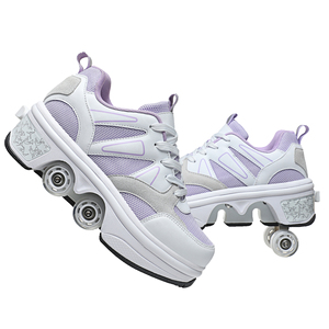 Patins à roulettes à logo personnalisé très demandés, nouveau design WECOO WK9900LED, tendance mode, 4 roues rétractables, chaussures à roulettes pour femmes - Product Image 4