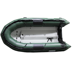 Bateau de pêche gonflable à grande vitesse de style Zodiac pour 6 personnes, en Hypalon/PVC, prêt à la dérive, modèle ZB-380 - Product Image 1