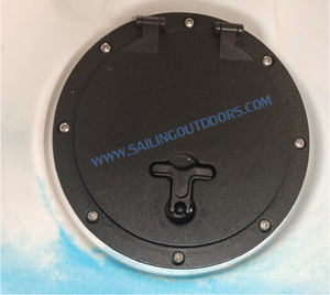 Placas de Cubierta Marinas de 6 Pulgadas, Placa de Cubierta Redonda, Escotilla Impermeable con Bolsa Roja, Almacenamiento Marino, Canoa, Bote, Pesca, <span class=keywords><strong>Kayak</strong></span> - Product Image 2