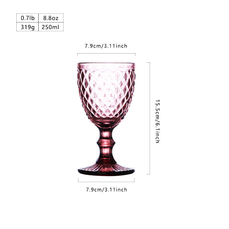 Verre à vin rose C
