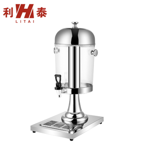 LIYUNDA 2 * 8L Commercial Summer Half Gold Froid Machine à <span class=keywords><strong>jus</strong></span> <span class=keywords><strong>de</strong></span> fruits <span class=keywords><strong>Distributeur</strong></span> <span class=keywords><strong>de</strong></span> boissons froides <span class=keywords><strong>Distributeur</strong></span> <span class=keywords><strong>de</strong></span> <span class=keywords><strong>jus</strong></span> en acier inoxydable - Product Image 4
