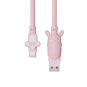 Câble de données Beimo Little Rabbit Type C 65W, câble souple TPE à charge rapide pour iPhone Huawei - Product Image 4