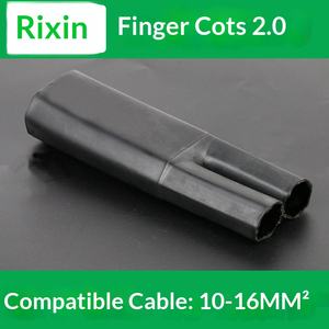 1KV Laagspanningskabel Krimpkous Eindkap Stroomkabel Vijfvingerige huls Rubberen siliconen 2345-aderig isolerend - Product Image 6