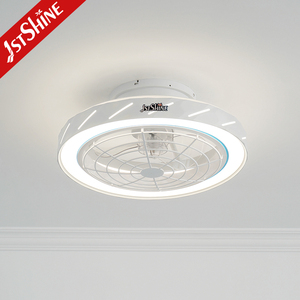 1stshine ventilateur de plafond led profil bas design fantaisie ABS pales ventilateur de plafond led intérieur avec télécommande - Product Image 1