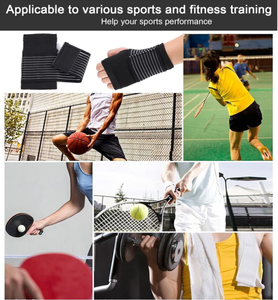 Cổ tay niềng răng, đàn hồi Breathable Ban nhạc cổ tay với dây đeo cho ống cổ tay, viêm khớp, viêm gân, tay Pain Relief (Đen) - Product Image 5