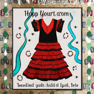 Costume de danseuse de <span class=keywords><strong>flamenco</strong></span> espagnole pour filles, <span class=keywords><strong>robe</strong></span> d'Halloween pour enfants, en polyester - Product Image 2