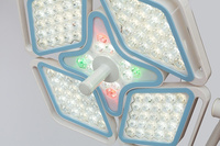 Lampe chirurgicale sans ombre à double dôme LED700/500 de LK Manufacturing, support réglable, électrique, CRI élevé 98, lampe de salle d'opération