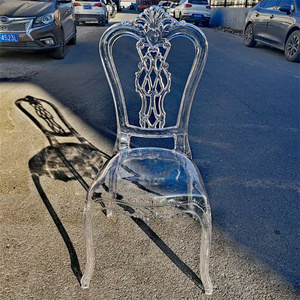 Silla <span class=keywords><strong>de</strong></span> acrílico transparente Prince, sillas <span class=keywords><strong>de</strong></span> banquete <span class=keywords><strong>de</strong></span> plástico para comedor, recepción <span class=keywords><strong>de</strong></span> boda, venta - Product Image 1