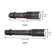 Lampe de plongée LED étanche Helius en aluminium avec ailettes de refroidissement et anneau anti-roulement pour la plongée sous-marine et le snorkeling