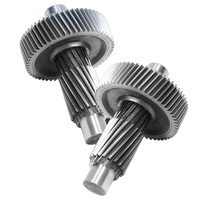 Eje de Engranaje Mecanizado CNC de Precisión, Eje de Piñón de Acero Inoxidable para Piezas de Transmisión Industrial