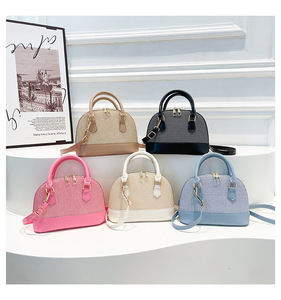 Sac à bandoulière demi-lune de luxe coréen <span class=keywords><strong>Looen</strong></span> pour femme, style rétro, en feutre, avec fermeture éclair, imperméable - Product Image 6