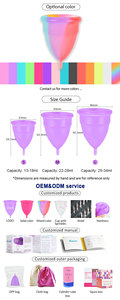 Furuize Vente en gros <span class=keywords><strong>de</strong></span> coupes menstruelles en silicone <span class=keywords><strong>de</strong></span> qualité médicale personnalisées, réutilisables, écologiques, produits d'hygiène féminine, coupes menstruelles Copa - Product Image 2