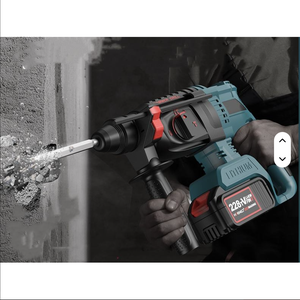 Perceuse à percussion sans fil rotative pour le béton et le bois, ensemble de perçage CH-21V, perceuse à vitesse unique pour un perçage précis - Product Image 4