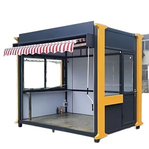 Kiosco de Comida Metálico Portátil Milk Tea Paradise, Dispensador de Bebidas Rectangular de Grado Comercial, Uso en Exteriores - Product Image 5