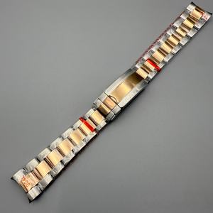 Bracelet en acier inoxydable massif de 20 mm, fermoir pliant, étanche, accessoire de montre pour homme, logo personnalisé OEM, vente en gros - Product Image 6