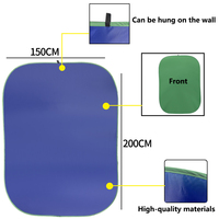 GAZ-EY01 Spiel Live-Übertragung einfarbigen Hintergrund Ein Board Dual-Purpose Folding Hintergrund Board Green Screen