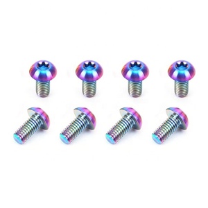 Vis en titane à tête cylindrique à six pans creux OEM de haute qualité M3/M4/M5/M6/M8/M10/M2/M2.5/M3.5 avec Candy/bleu brûlé - Product Image 1