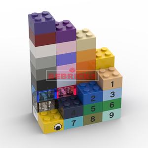 BEBRICKS Série de pièces de construction 3003 Briques 2x2 Blocs de construction Jouet Pièce de base MOC Ensemble de plaques pour garçons et filles Créer - Product Image 5